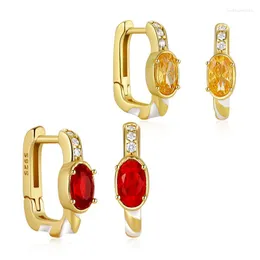 Creolen Farbe Zirkonia Huggie Für Frauen Böhmen Ohrring Ins Gleiche Earing Party Hochzeit Weibliche Modeschmuck Geschenke