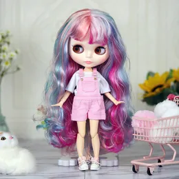 Dockor Icy DBS Blyth Doll 16 Anime Doll Combination Body White Skin Glossy Special Combination with Clothes Shoes and Hands 30cm BJD Toy 230506