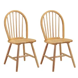 Topbuy Dining Chair, Set of 2, Natural