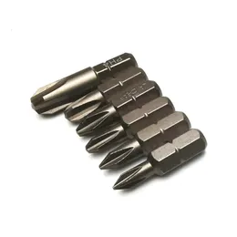 Śrubokręty 6pc/partia mini krótkie Cr-V magnetyczne pH Phillips 1/4 '6,35 mm sześciokątne trzaskanie kęsowy bit pH0 pH2 pH3 pH4 25 mm/32 mm 230508