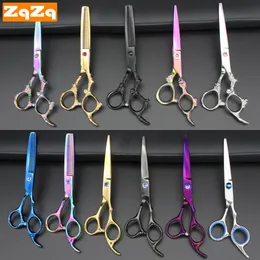 Nożyczki do włosów ZQZQ 2PCS 6 -calowe stali nierdzewne nożyczki fryzjerskie nożyczki do wycinania profesjonalnego brzytwy fryzjerskiej dla mężczyzn dla kobiet salon 230508
