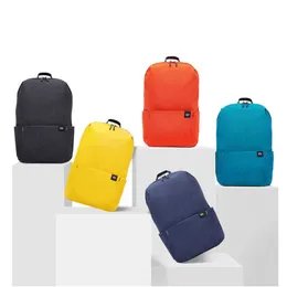 Torby na zewnątrz Oryginalne Mi 10L Backpack Urban Leisure Sport Waterproof Kolorowe torby Mężczyźni kobiety unisex plecak na trave na zewnątrz p230508