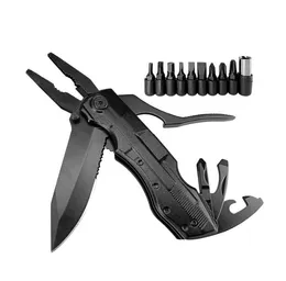 Attrezzi tascabili pieghevoli multifunzione Pinza Coltello Cacciavite Apri Riparazione Kit di strumenti EDC Mini pinze pieghevoli Coltelli per escursionismo tattico Caccia al campeggio