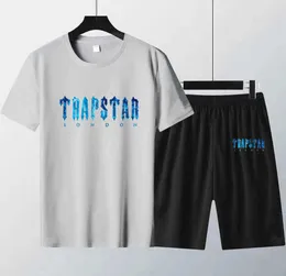 Trapstar London Undersea blue Printed T-Shirt mens Summer Bre
