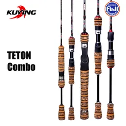 قضبان الصيد القارب Kuying Teton 1 56m 1 8m 1 86m 1 9m 1 92m 1 98m Super Ultra Soft Light Baitcasting casting spinning rod rod pole combo 230508