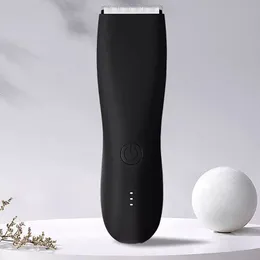 Epilator Electric Body Groomer Pubic Hair Trimmer For Men Balls Shaver Clipper Male Sensitive Private Parts Razor Sex Place Face Cut 230508