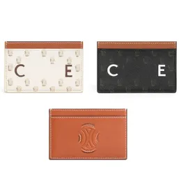 Card Holders Nine Colors Fashion Wallets Coin Purses Card Holders S Designer Classic Business Womens Genuine Leather Credit Card Clutch Mens