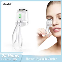 Eyelash Curler Ckeyin Electric uppvärmd långvarig lyft es curls Makeup Tools Eye Lash Perm Temperaturkontroll 230508