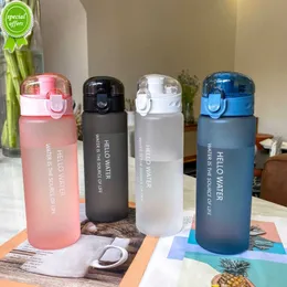 Nueva botella de agua de plástico de 780ml para beber, taza de café o té deportiva portátil, herramientas de cocina, botella de agua para niños para la escuela, transparente