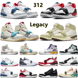 Legacy 312 Mens Basketball Shoes Low 23 Lakers Easter Light Aqua 25Th Anniversary Black Toe Chicago University True Pale Blue Gradient Women