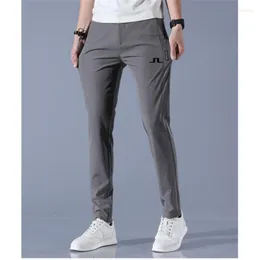 Calça masculina 2023 verão masculino golfe alta qualidade elasticidade moda casual calças masculinas respirável J Lindeberg Wear