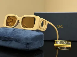 Óculos de sol Retro Box Designer de moda masculino e feminino Óculos de sol SMU6998 Chapa High Beauty Guarda-sol UV400 Óculos de luxo Like G