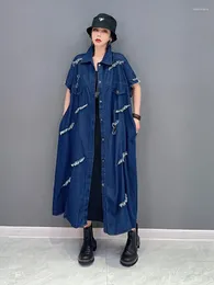 Kvinnors jackor koreanska mode långärmad sommarjacka kvinnor kort denim outfit plus storlek lös tunn trenchrock chaqueta de verano