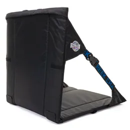 Crazy Creek Folding Portable Camp Seat z uchwytami Oryginalne krzesło czarne idealne na miejsca na stadion, krzesło obozowe, krzesło backcountry, sport ev