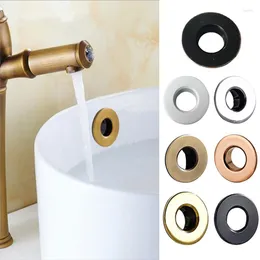 Bath Accessory Set Bathroom Basin Faucet Sink Overflow Cover Brass Six-foot Ring Insert Replacement Hole Cap Chrome Trim Accessories
