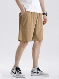 Мужские шорты Summer Smost Dry Men Sportswear дышащая легкая клетчатая нейлоновая шнурки на свободный короткий бермудский