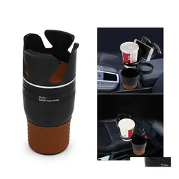 Car Holder 360 Degree Rotatable Cup Creative Drink Mtifunction Storage Box Interior Decoration Accessories Drop Delivery Mobiles Mot Dhguv
