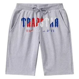 Trapstar Mens Designer Shorts Mens Shorts Beach Pants Sports Series Shorts Homens bordados soltos calças de moletom casuais swiftly tech camisa de manga curta treino curto Y1
