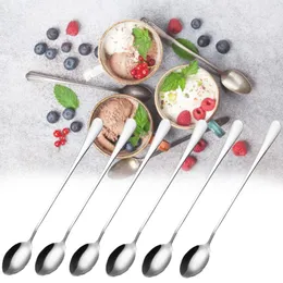 Spoons Silver Spoon Tableware Coffee Drinking Tools Kitchen Gadgets Pointed Ice Gadget