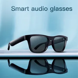 High End Audio Glasses Smart Headset Sweatectproof Wireless Bluetooth Handsfree Open Ear Polarised Music Solglasögon för mobiltelefon