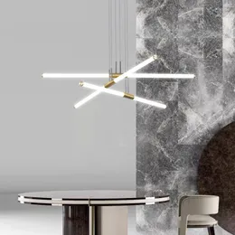 Lampadari TCY Lampadari a Led moderni per soggiorno Camera da letto Minimalista Acrilico Cucina da pranzo Apparecchi nordici in rame