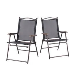 Topbuy Camping Chairs, Gray and Black