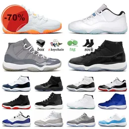 Sandals Top 11 With Box 11s Jumpman Basketball Shoes Mens Womens Cool Grey High Citrus Low Space Jam Gamma Blue Cap and Gown Sports Sneakers Vintage