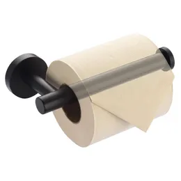 Toilettenpapierhalter Wandhalterung Badezimmer Toilettenpapierrollenhalter Taschentuchhalter, schwarz