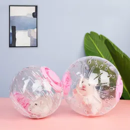 Rodas silencioso hamster bola correndo atividade exercício bola brinquedo transparente hamster bola mini hamster cão brinquedo especial bola