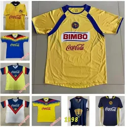 1987 1988 2001 2002 RETRO Jerseys de futebol Club América LIGA MX Camisas de futebol MÉXICO R.SAMBUEZA P.AGUILAR O.PERALTA C.DOMINGUEZ MATHEUS 94 95 05 06 uniforme