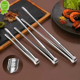 New Grill Tongs Meat Cooking Utensils For BBQ Baking Silver Kitchen Accessories Camping Supplies Free Shipping Item Barbecue Clip