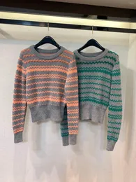 Kadın Sweaters 2023 Kadın Moda Uzun Kollu Seksi Seat Casual El Yapımı Boncuklu Sweater 1203