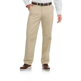 Men is and Big Men is Wrinkle Resistant Flat Front Twill Pants