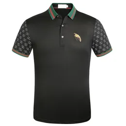 2022 Spring Luxury Italy Men T-Shirt Designer Polo Shirts High Street Embroidery small horse Printing Clothing Mens Brand Polo Shirt M-XXXL