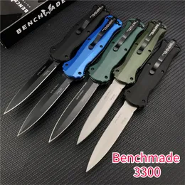 7 모델 Benchmade 3300 Infidel Automatic Knife D2 Steel Blade EDC Pocket Tactical Outdoor Survival Knives BM 533 535 537 3310 3320 3400 4300 15080 9400 15017 도구