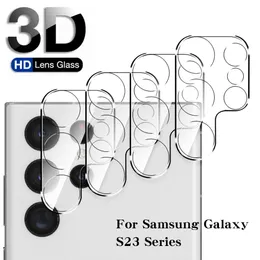 Full Cover Phone Camera Lens Tempered Glass Protector für Samsung Galaxy S23 Ultra S22 Plus S21FE A04 A33 A53 NOTE 20 A14 A34 A54 A04S 3D-Kameraobjektivschutz
