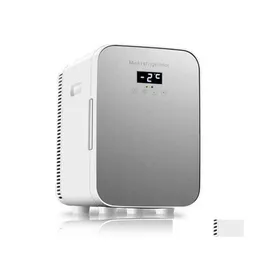 Bilkylskåp Mini -kylskåp 13.5L kan bärbar personlig liten kompakt kylare och varmare för matrumets sovrumskontor H220510 Drop D DHHMB