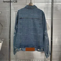 Designer Bestickte Frauen Denim Mäntel Frühling Herbst Langarm Jeansjacke Mode Street Style Jeansjacken loews