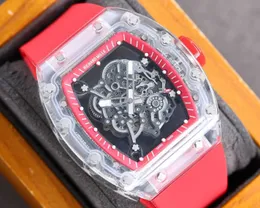 Meccanico da uomo Richaer Mileres Rakish cool Orologi da polso TV rm055 multifunzione Meccanica Svizzera Incredibile ceramica maschile Nuovo stile di lusso Orologio originale