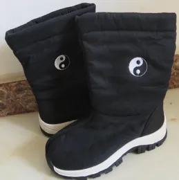 Designer Shoes black high quality winter warm taoist long snow boots zen tai chi taoism sneaker durable martial arts kung fu sho3564167