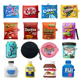 3D Snack Candy Candy Case for Apple Airpods 3 2 1 Pro Pro2 Creative Bluetooth Arear Cover Cove Cover Cleat