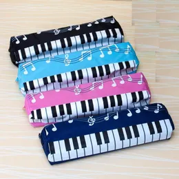 Musical Piano Keyboard Pencil Case Pen Box Storage Bag Stationery Office School Supplies