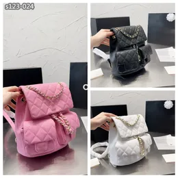 Kanal çantası 23P tasarımcı cc sırt çantası Yağ mumu deri çanta Flap deri Çanta 22A kaliteli Kadın erkek tote crossbody Tasarımcı çanta moda Kabartma cüzdan AS3787