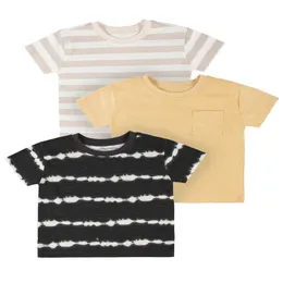 por Gerber Baby e Toddler Boy Short Sleeve T-shirts, 3-Pack, tamanhos 12m-5t