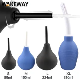 Anal Toys Wakeway Lave Cleaning Container Vagina Anal Cleaner Douche Bulb Design Rubber Health Hygiene Sex Toy for Woman Man 230508