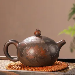 Teaware Nixing Zhou Yujiao Teapot Tea Pot Filter Teapot Handmate Nixing Clay Customized Gifts 정통 주전자 Theiere