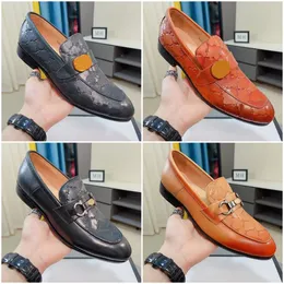 Men loafer With Bamboo Horsebit Shoes Designer Classic High quality leather Crocodile loafers leisure Formal wear Comfortable Party Jordaan loafer Size 38-44