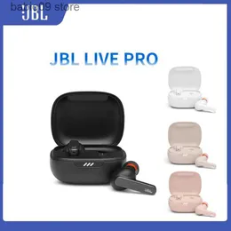 Mobiltelefonörlurar JBL Live Pro+ TWS Bluetooth Wireless Earphone Sports Earbuds Deep Bass hörlurar Vattentät headset med laddningsfodral T230509