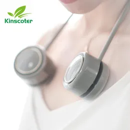 Вентиляторы Kinscoter Mini Neck Fan Портативные USB перезаряжаемые Mute Sports NeckFans для уличного Ventilador Portatil Abanicos Cooling