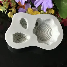 Stampi da forno Ceppo d'albero di scoiattolo Stampo in silicone Stampo per decorazioni per torte Stampo per cioccolato Gumpaste Utensili per pasticceria Accessori per la cucina